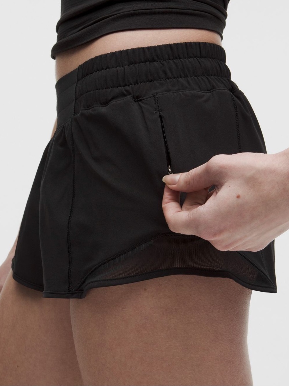 Lululemon Low Rise Hotty Hot Shorts Black 8